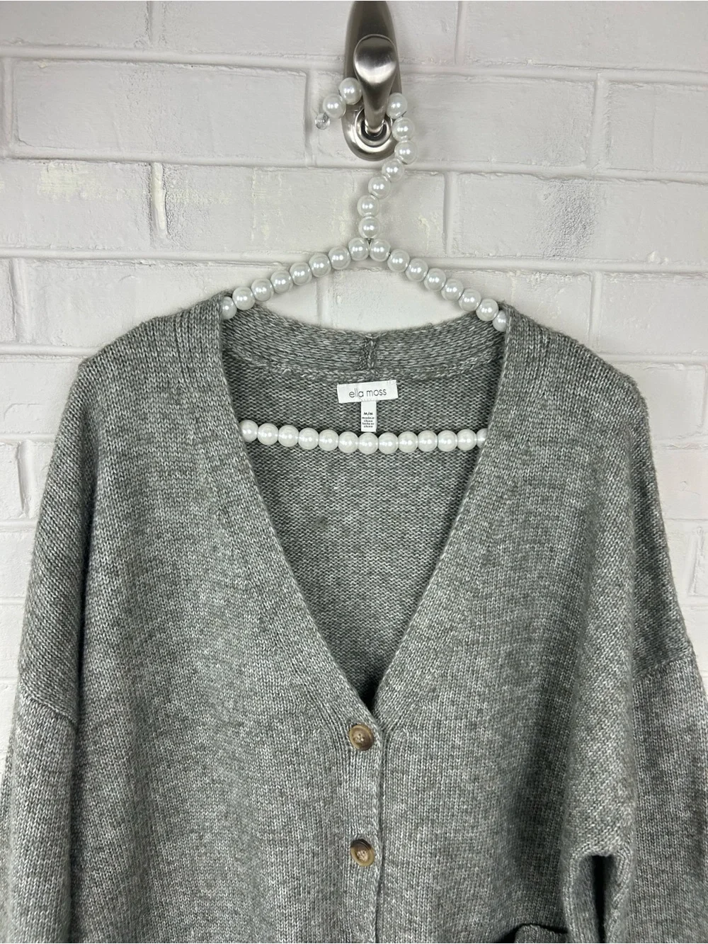 Ella Moss Knit Oversized Cardigan Sweater Size M